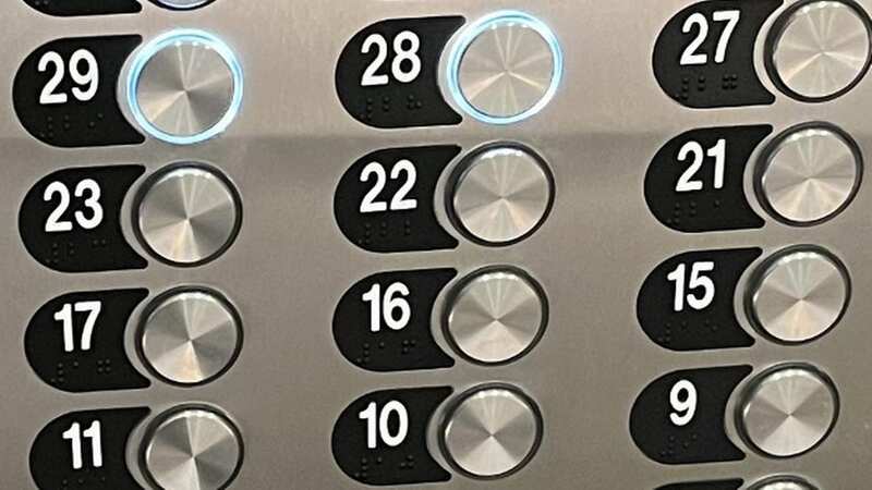 Can you decipher these elevator numbers? (Image: mildlyinfuriating/Reddit)