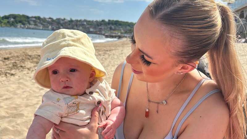 People assume Abby copied Molly-Mae - but her son is a month older (Image: Jam Press/Abby Williams)