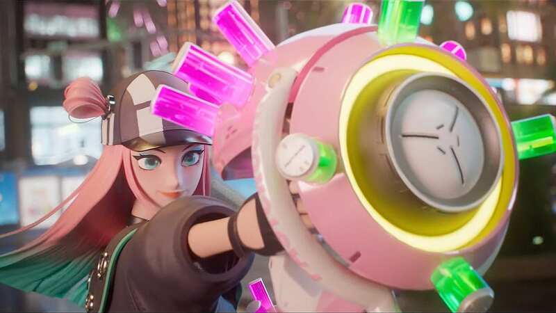 PS Plus owners are getting a brand new day one release in the form of Foamstars this month (Image: Square Enix)