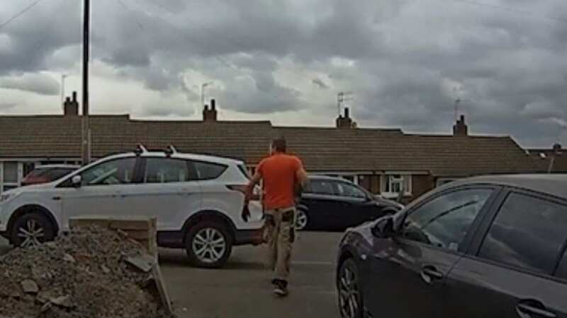 Chilling CCTV shows hammer murderer lurking near home after beating nan to death