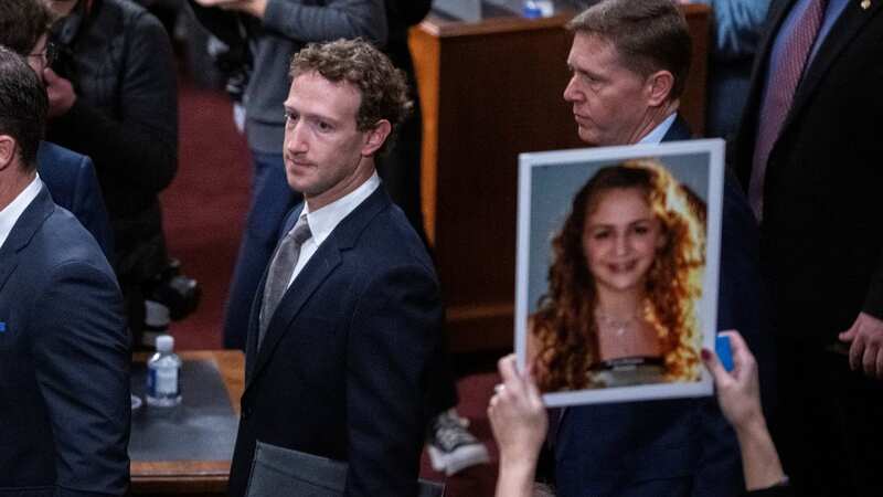 Meta CEO Mark Zuckerberg prepares to testify before a Senate Judiciary Committee hearing on protecting children from sexual exploitation online (Image: TASOS KATOPODIS/EPA-EFE/REX/Shutterstock)