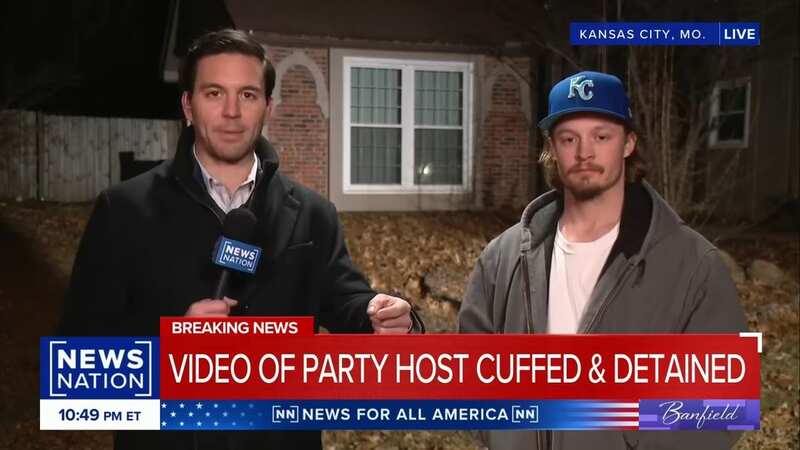 Ashton Brady said he saw a woman just before emergency personnel arrived (Image: News Nation)