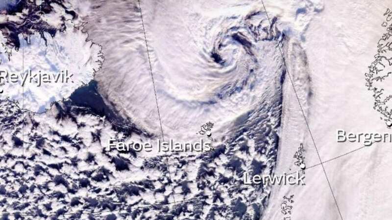 Storm Ingunn has brought winds of up to 120mph and is now deepening, weather experts say (Image: MET OFFICE)