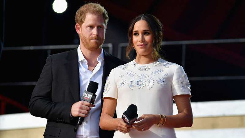 Prince Harry and Meghan Markle have issued a rare statement (Image: AFP via Getty Images)