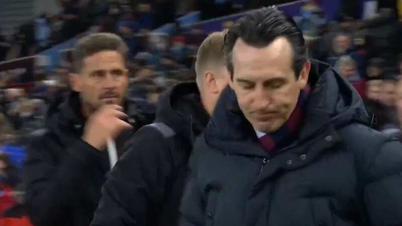 Unai Emery turned his back before shaking Jason Tindall