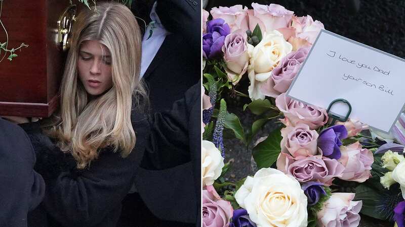 Not only did Darcey bravely help carry her beloved dad’s coffin into the church, but she also left a handwritten note