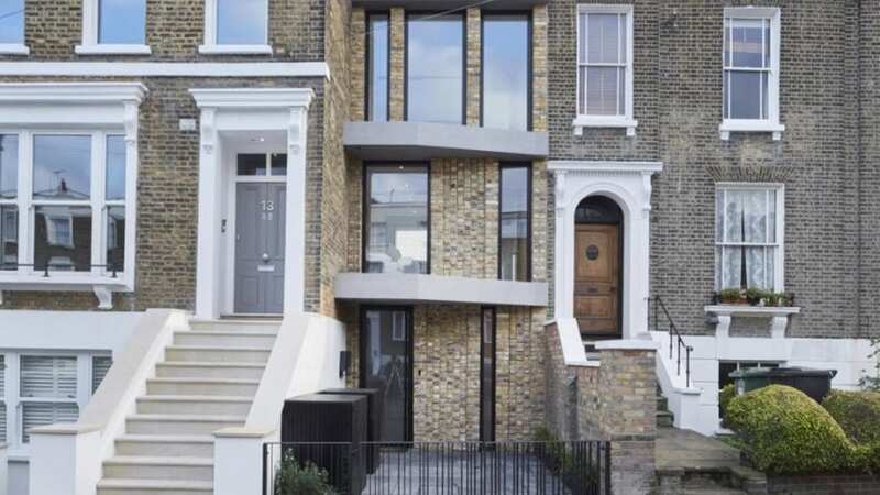 Terraced house squeezed into narrow gap looks tiny until you step inside