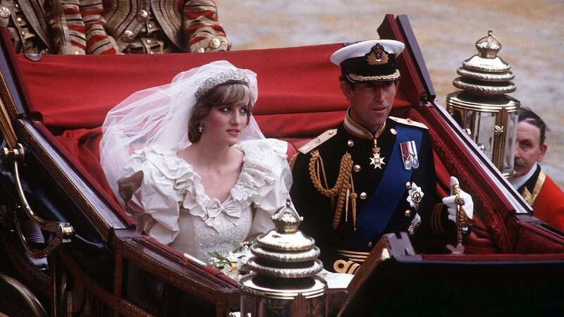 Charles and Diana on their wedding day in July 1981 (Image: Getty Images)