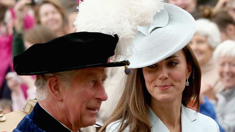Princess Kate Middleton and King Charles (Image: PA)