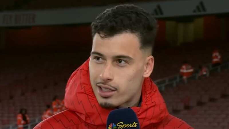 Gabriel Martinelli enjoyed another battle against Liverpool defender Trent Alexander-Arnold