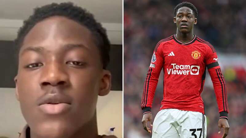 Kobbie Mainoo sent a heartwarming message to one Man Utd fan (Image: Getty Images)