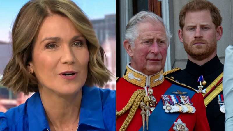 Susanna Reid hosted GMB coverage of Prince Harry and King Charles