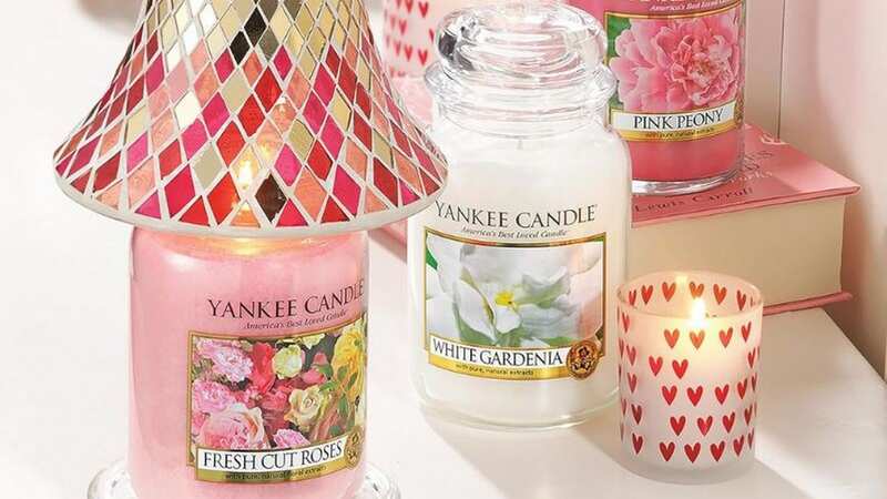 Swap a traditional bouquet for a freshly cut floral scented candle this Valentine