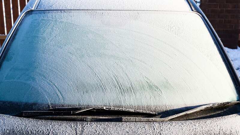Both the inside and outside windscreen can freeze over in cold temperatures (Stock photo) (Image: Getty Images)
