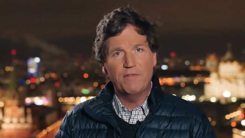 Tucker Carlson has flown to Russia to interview Vladimir Putin (Image: X)