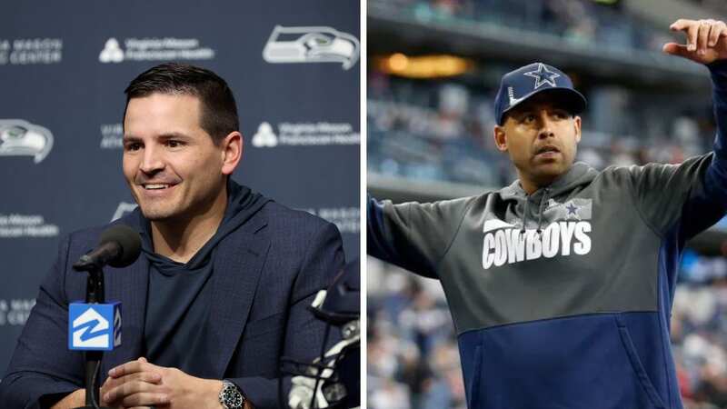 Aden Durde (middle) could become the Seahawks defensive coordinator (Image: Getty Images)