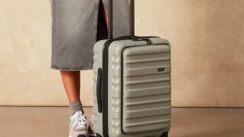The stunning cabin case features a separate laptop compartment (Image: Antler)