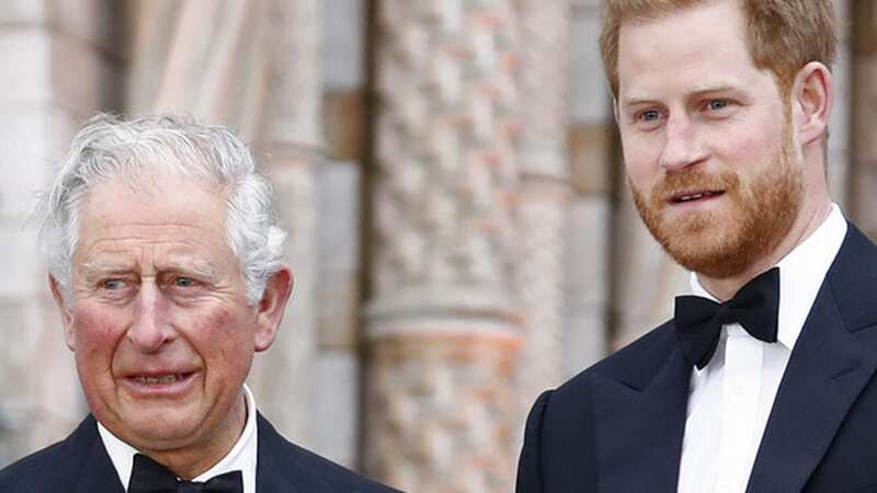 King Charles and Prince Harry (Image: Getty Images)