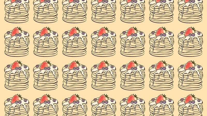 Can you find the odd pancake stack? (see full image below)