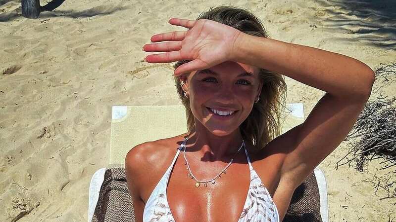 Molly Smith looks amazing in the white bikini before entering the villa