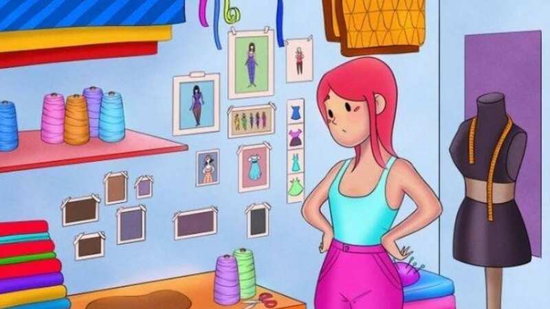 Can you spot the sewing machine in the image? (Full Image Below) (Image: Brightside)