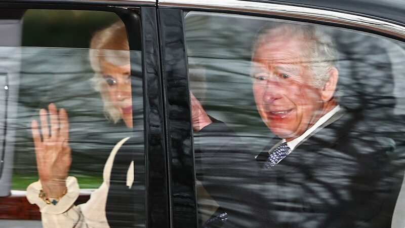 King Charles and Queen Camilla leaving Clarence House this week (Image: AFP via Getty Images)