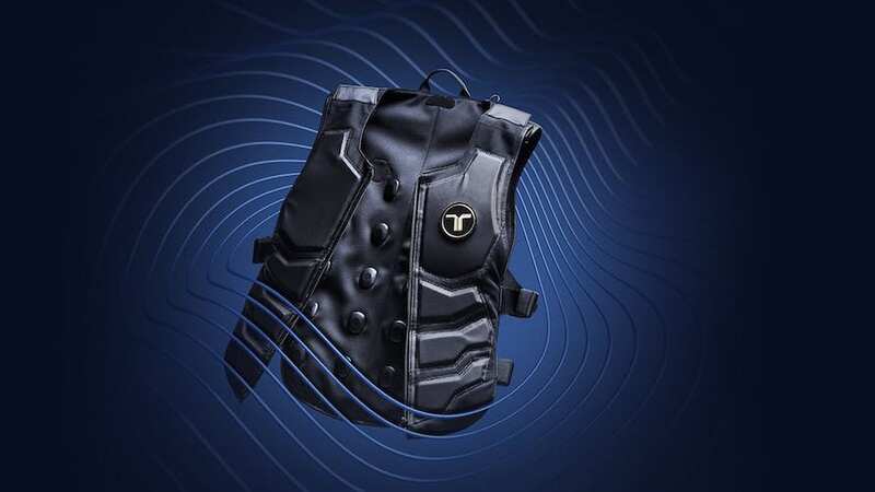 The bHaptics TactSuit X40 has haptic feedback delivered by 40 haptic points wrapped around your upper body (Image: bHaptics)