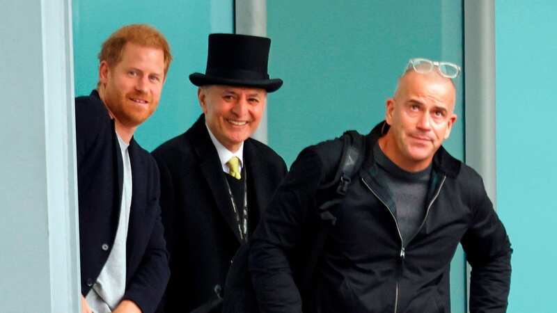 Prince Harry arriving at Heathrow leaving the UK after a brief visit to see King Chsrles (Image: w8media)