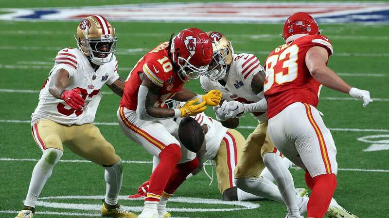 Isiah Pacheco fumbled the ball in the red zone, ending the Chiefs