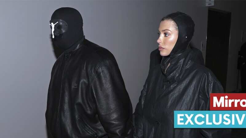 Kanye West and Bianca Censori arrived at the Super Bowl holding hands