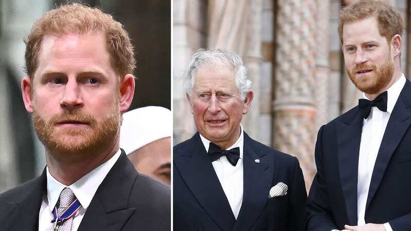 Prince Harry wasted no time in making the 5,000 mile-trip from his home in California (Image: Getty Images)