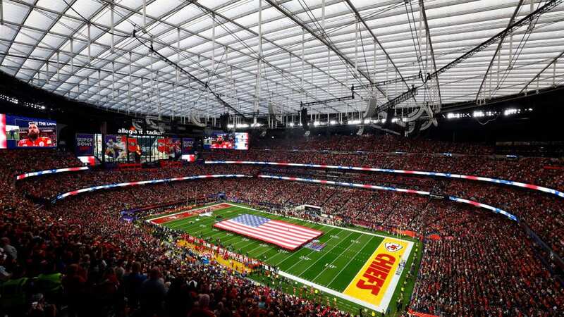 Las Vegas rolled out the red carpet for the Super Bowl for the first time (Image: Jeff Speer/Icon Sportswire via Getty Images)