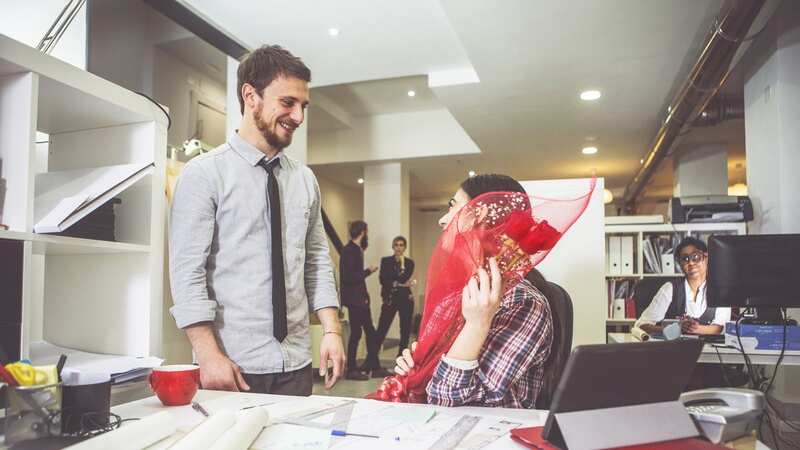 The boss banned people from bringing Valentine