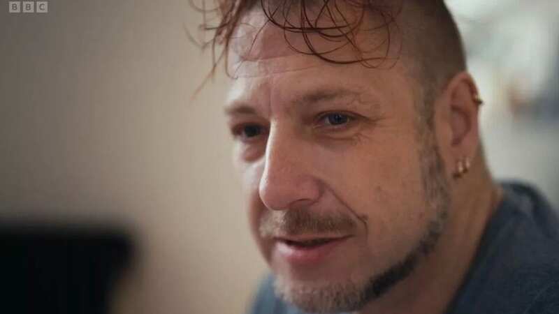Paul was forced to live in a tent after becoming hooked on the drug (Image: BBC)