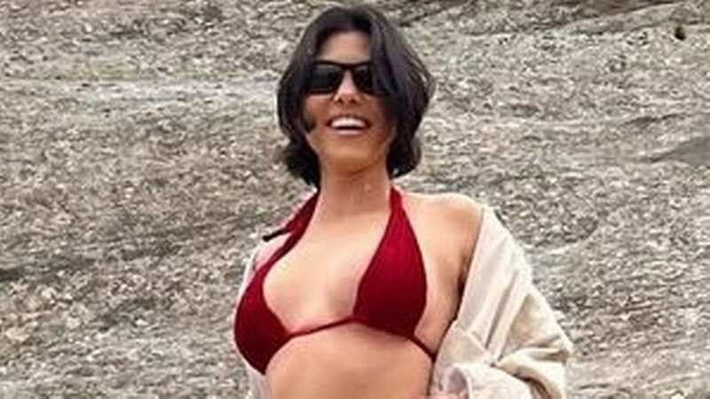 Kourtney Kardashian looked incredible in the snaps (Image: kourtneykardash/Instagram)