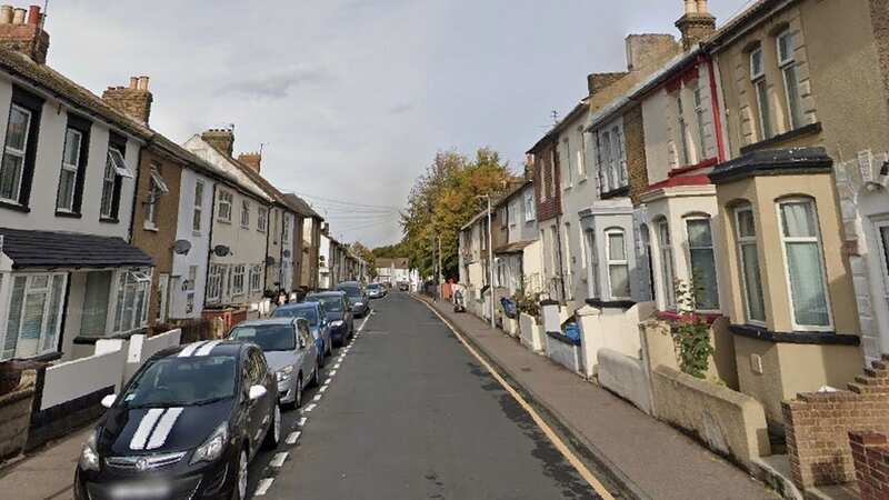 The victim was approached by a man on Victoria Street, Gillingham, Kent when he was attacked with a crossbow (Image: Google Maps)