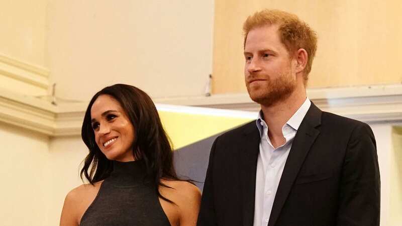 Prince Harry and Meghan Markle dined at a fancy restaurant (Image: PA)