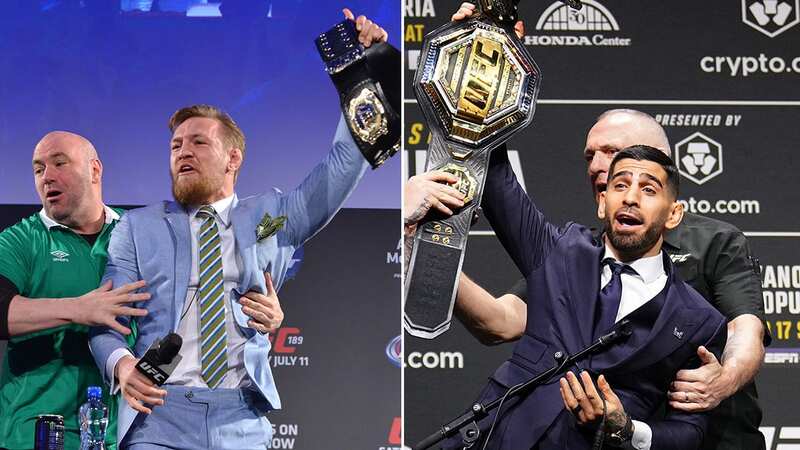 Ilia Topuria channels inner Conor McGregor by stealing Alex Volkanovski
