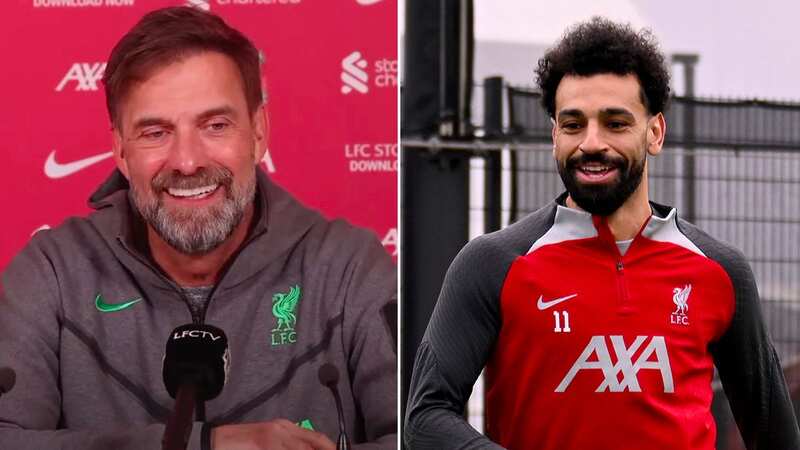 Mohamed Salah is back in training (Image: LFC/X)