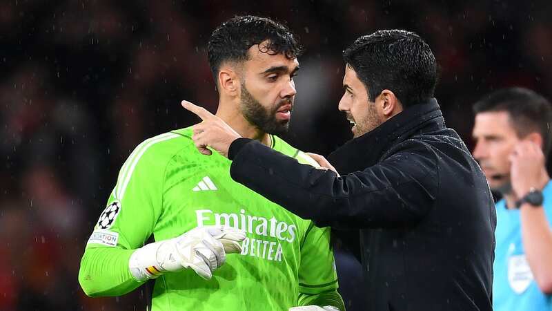 Mikel Arteta has hailed David Raya for doing things people "cannot see" (Image: Getty Images)