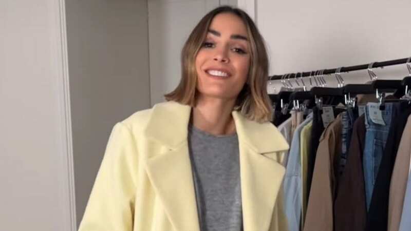 Frankie looks stunning in this yellow coat (Image: Frankie Bridge Instagram)