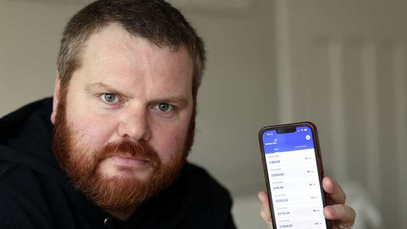 Keir Waugh is in dispute with British Gas over his bill (Image: Newcastle Chronicle)