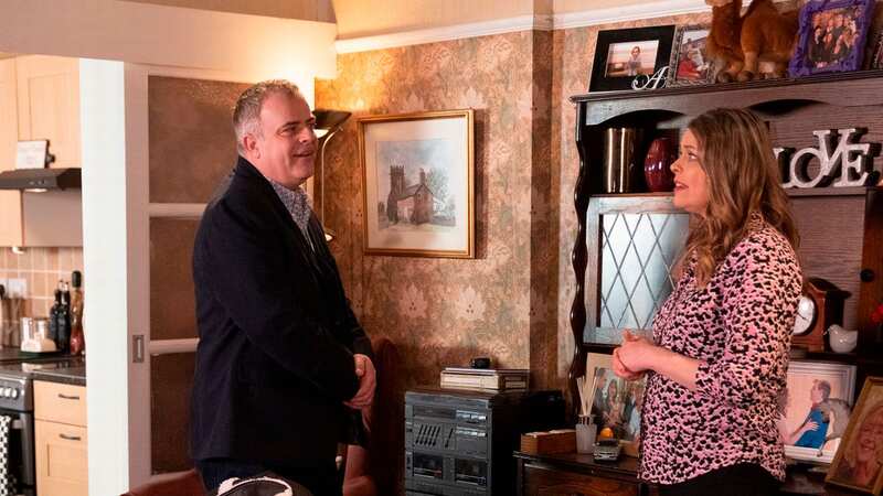 Tracy Barlow is rocked by a Steve McDonald bombshell as her affair with Tommy Orpington is finally exposed (Image: ITV)