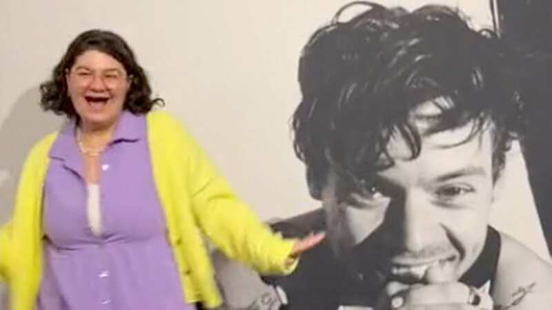 Xoee Pearl follows Harry Styles on his tour (Image: @xoeepearl/TikTok)