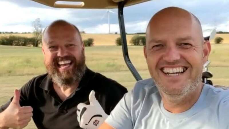 Gary with his brother Scott, who was also diagnosed with prostate cancer (Image: No credit)