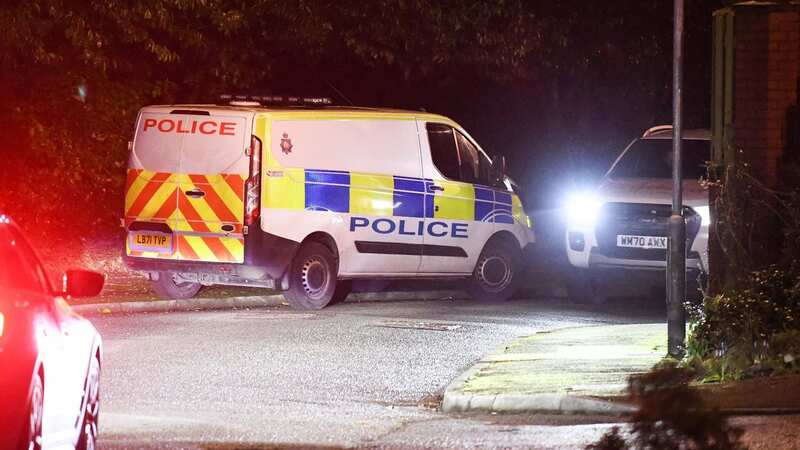 Police at a property on The Woods in Rochdale. (Image: ABNM Photography)