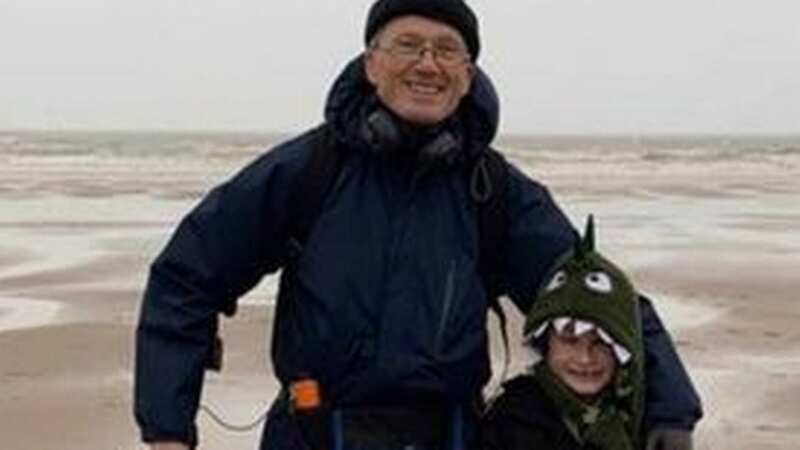 Joey McGimpsey and his seven-year-old grandson Noah found an unexploded bomb while out with a metal detector (Image: Hannah Williams)