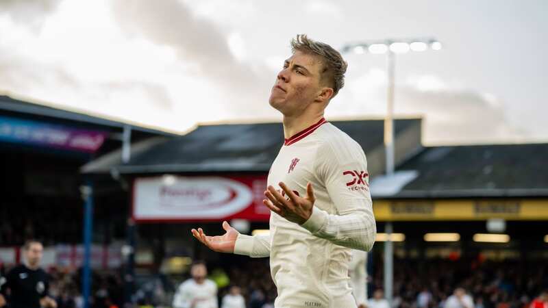 Rasmus Hojlund is injured (Image: Manchester United via Getty Images)
