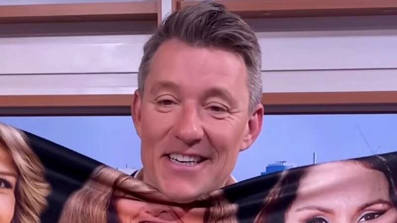 Ben Shephard appeared surprised by his very unique gift (Image: susannareid100/Instagram)