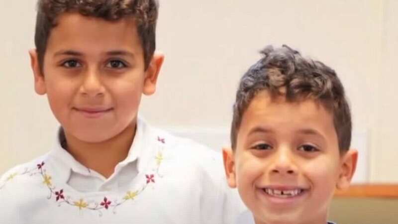 Brothers Mark and Jacob Iskander were both killed crossing the street (Image: FOX 11 Los Angeles/Youtube)